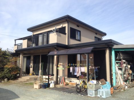 福岡県大牟田市唐船Ｓ様邸　外壁屋根塗装工事